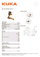 Брошюра промышленного робота KUKA KR QUANTEC, KR 120 R1800 nano C