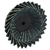 Лепестковый торцевой круг Ø75 мм, Р80, ZIRCONIUM FLEX-ELAST MINI, Karnasch, арт. 12.1080.075.080