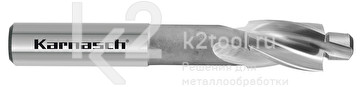 Цековки с постоянной цапфой для сквозных отверстий, 180° (под винты с цилиндрической головкой), HSS-XE, Karnasch, арт. 20.1793