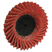 Лепестковый торцевой круг Ø50 мм, Р60, CERAMIC FLEX-ELAST MINI, Karnasch, арт. 12.1060.050.060