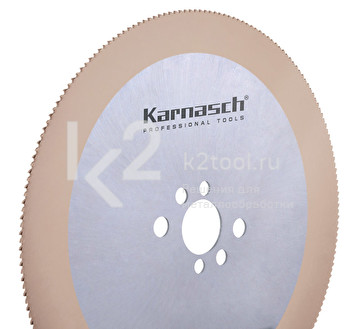 Пильные диски из быстрорежущей стали Karnasch HSS-Co5, с KX покрытием, арт. 5.1340