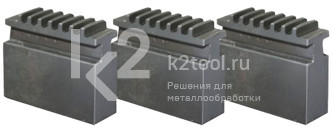 Комплект сырых кулачков для четырёхкулачкового токарного патрона Bison Ø 315 мм Camlock
