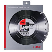 Алмазный отрезной диск по асфальту Fubag AP-I D350 мм / 25,4 мм