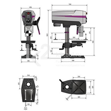 Вертикально-сверлильный станок Optimum OPTIdrill DP 26-T (400 В)