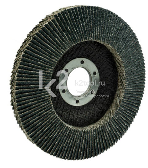 Лепестковый торцевой круг Karnasch Ø115х22,2 мм, Р60, арт. 12.1020.115.060