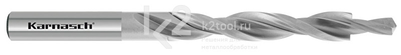 Ступенчатое спиральное сверло из быстрорежущей стали XE, Karnasch арт. 40.1020