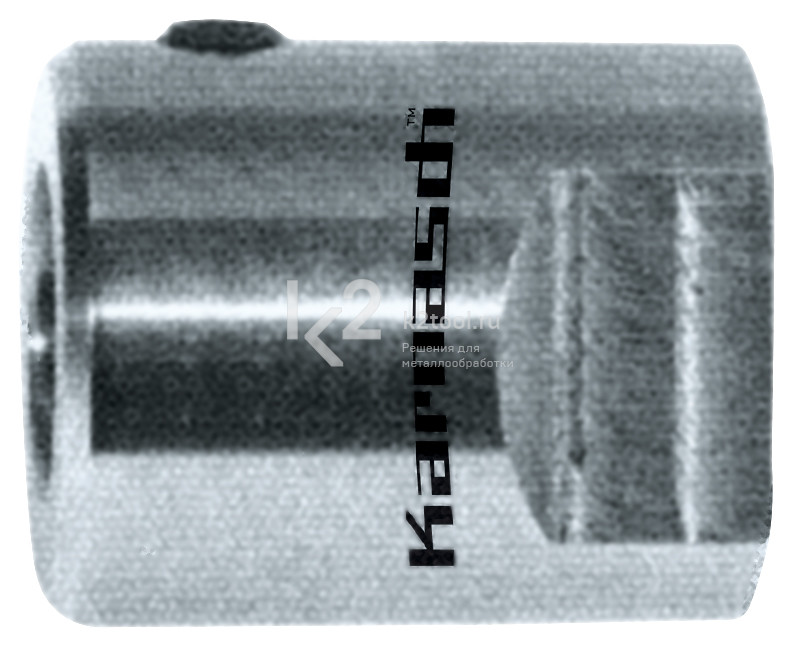 Переходник Karnasch с Fein Gewinde / Thread M18 × 6 P 15 на Weldon + Nitto / Universal 19 мм, арт. 20.1381