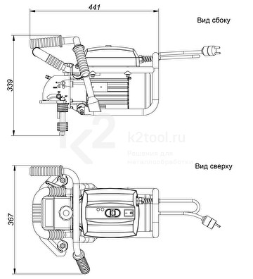 Машина для снятия фаски ВМ-21 - схема