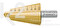 Коническое сверло Ø 16-30,5 мм, HSS-XE с покрытием TiN-GOLD, Karnasch, арт. 21.0038