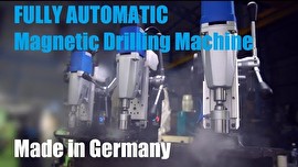 Видео презентация магнитного сверлильного станка с автоподачей BDS AutoMAB 450