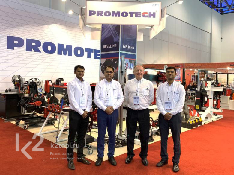 Дубай, ОАЭ. Promotech на выставке Steelfab 2019.