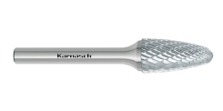 Борфрезы твердосплавные Karnasch форма F (парабола с закругленной головкой), HP-3, без покрытия, серия 11.3051