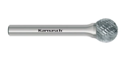 Борфрезы твердосплавные Karnasch форма D (сфера), HP-3, без покрытия, серия 11.3031