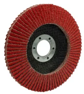 Лепестковый торцевой круг Ø125х22,2 мм, Р80, CERAMIC STANDARD PRO, Karnasch, арт. 12.1000.125.080