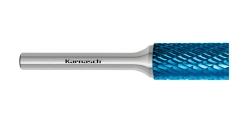 Борфрезы твердосплавные Karnasch форма A (цилиндр с гладким торцом), HP-3, Blue-Tec, серия 11.5001