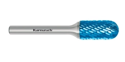 Борфрезы твердосплавные Karnasch форма C (цилиндр со сферическим концом), HP-3, Blue-Tec, серия 11.5021