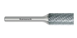 Борфрезы твердосплавные Karnasch форма A (цилиндр с гладким торцом), HP-3, без покрытия, серия 11.3001