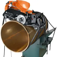 Труборез Fein RSG EX 1500 A с комплектом оборудования для отрезных работ и фрезерования кромки под сварку