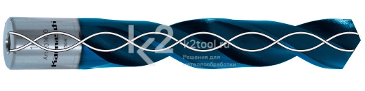 Спиральные сверла из порошковой стали с покрытием DuraBlue, Karnasch арт. 20.1465