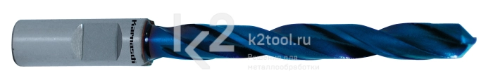 Спиральные сверла из порошковой стали с покрытием DuraBlue, Karnasch арт. 20.1430