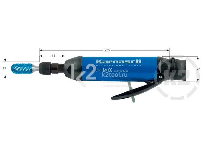 Прямошлифовальная машина KAM 25LR
