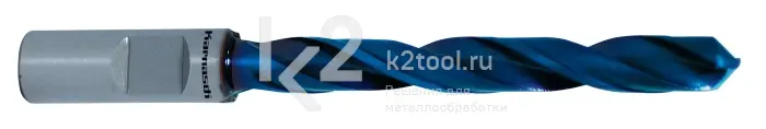 Спиральные сверла из порошковой стали с покрытием DuraBlue, Karnasch арт. 20.1430